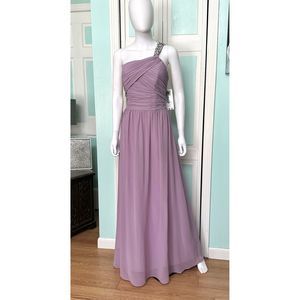 Purple Alfred Angelo Size 12 A-line dress
